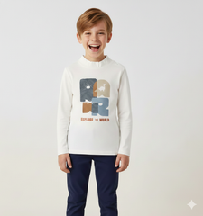 maglietta manica lunga bambino