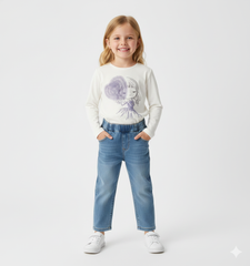 maglietta manica lunga bambina