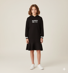 vestito felpa ragazza