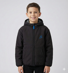 giubbotto reversibile eco pelliccia ragazzo