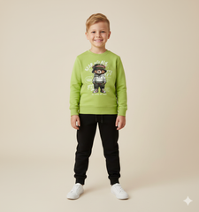 completo tuta 2 pezzi bambino