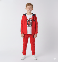 felpa con zip bambino