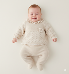 completino in maglia neonata