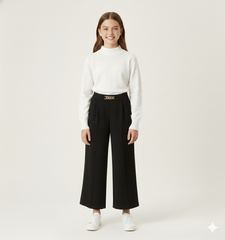 pantaloni palazzo ragazza