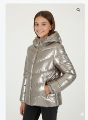 giubbotto ragazza champagne yes zee