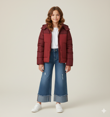 giubbotto imbottito ragazza