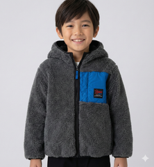 giubbotto reversibile eco pelliccia ragazzo