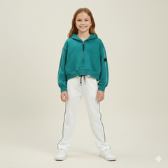 felpa con cappuccio ragazza