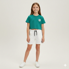 t-shirt manica corta ragazza