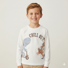 maglietta manica lunga bambino