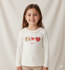 maglietta manica lunga bambina