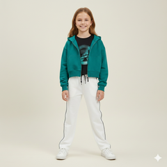 felpa con cappuccio ragazza