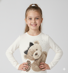 maglietta manica lunga bambina