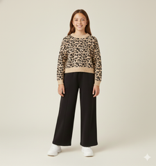 pantaloni palazzo ragazza