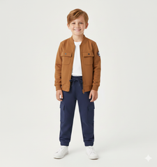 pantaloni cargo bambino