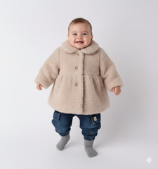 cappottino eco pelliccia bambina