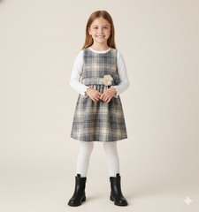 abito smanicato bambina