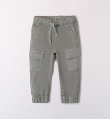 pantalone tessuto navetta lungo