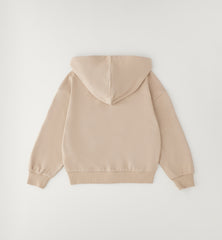 felpa con cappuccio e zip ragazza