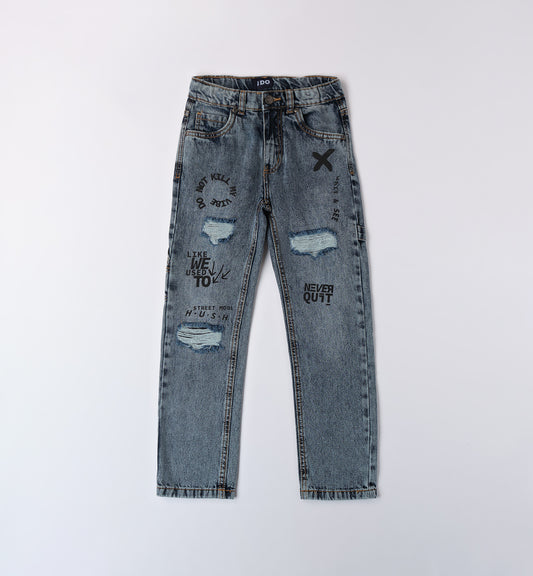 pantalone denim lungo