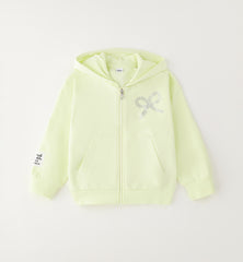 felpa con zip bambina