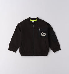 felpa zip bambino