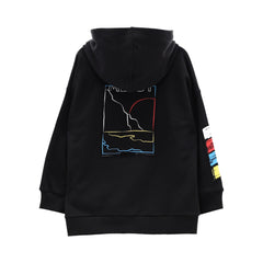 felpa con zip bambino/ragazzo