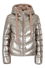 giubbotto ragazza champagne yes zee