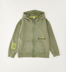 felpa con zip ragazzo