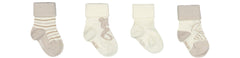 set composto da 4 paia di calzini neonato