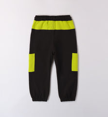 pantalone maglia tagliata lungo
