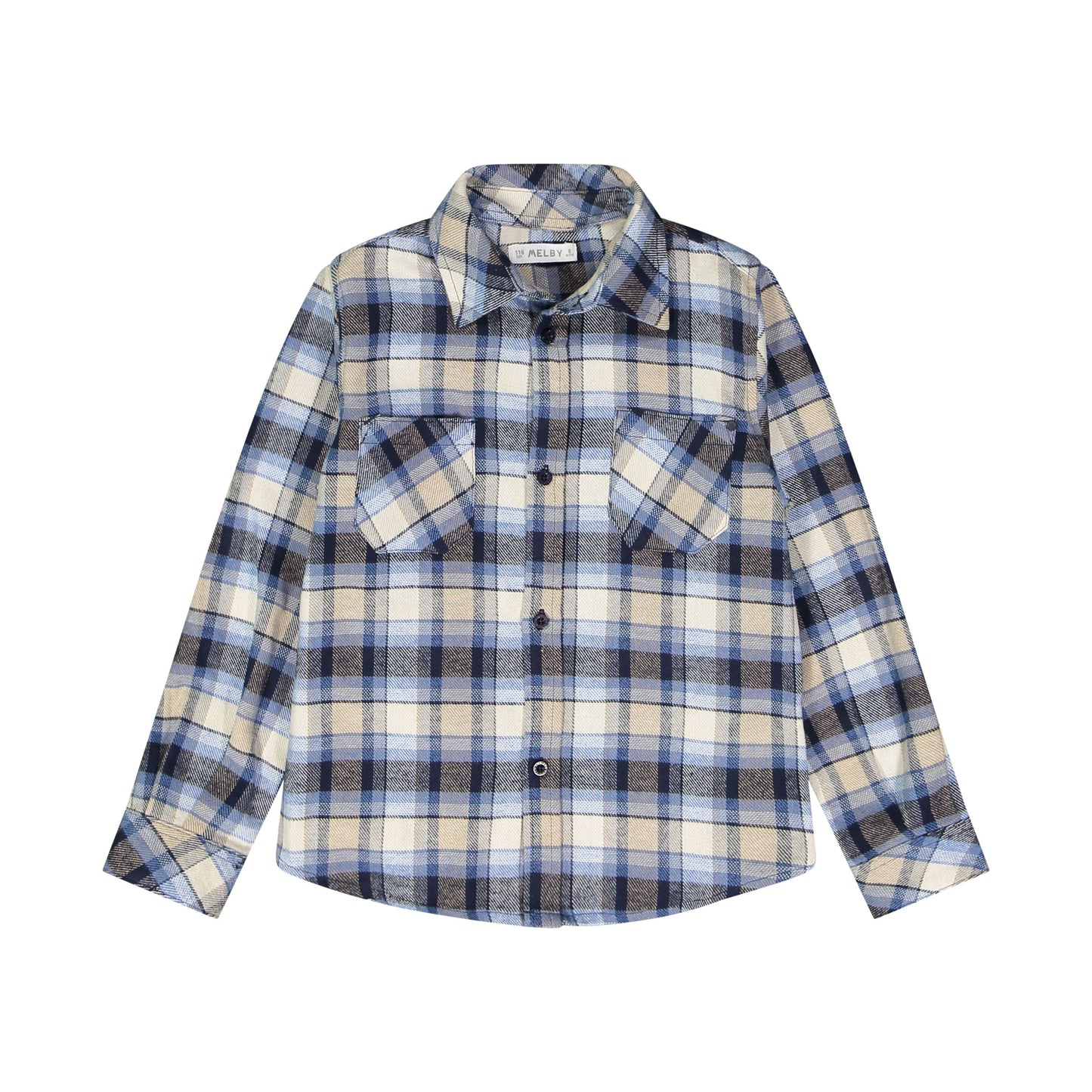 camicia m/l.flanella fantasia ragazzo