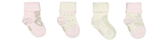 set composto da 4 paia di calzini neonata