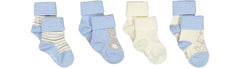 set composto da 4 paia di calzini neonato
