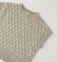 gilet ragazza in maglia