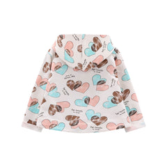 felpa con zip bambina