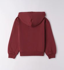 felpa ragazza con zip