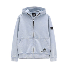 felpa con cappuccio e zip ragazzo