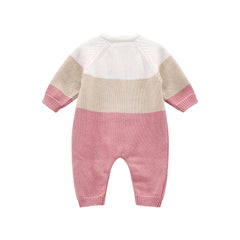 tutina s/piede tricot caldo cotone neonato/neonata