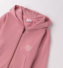 felpa con zip ragazza