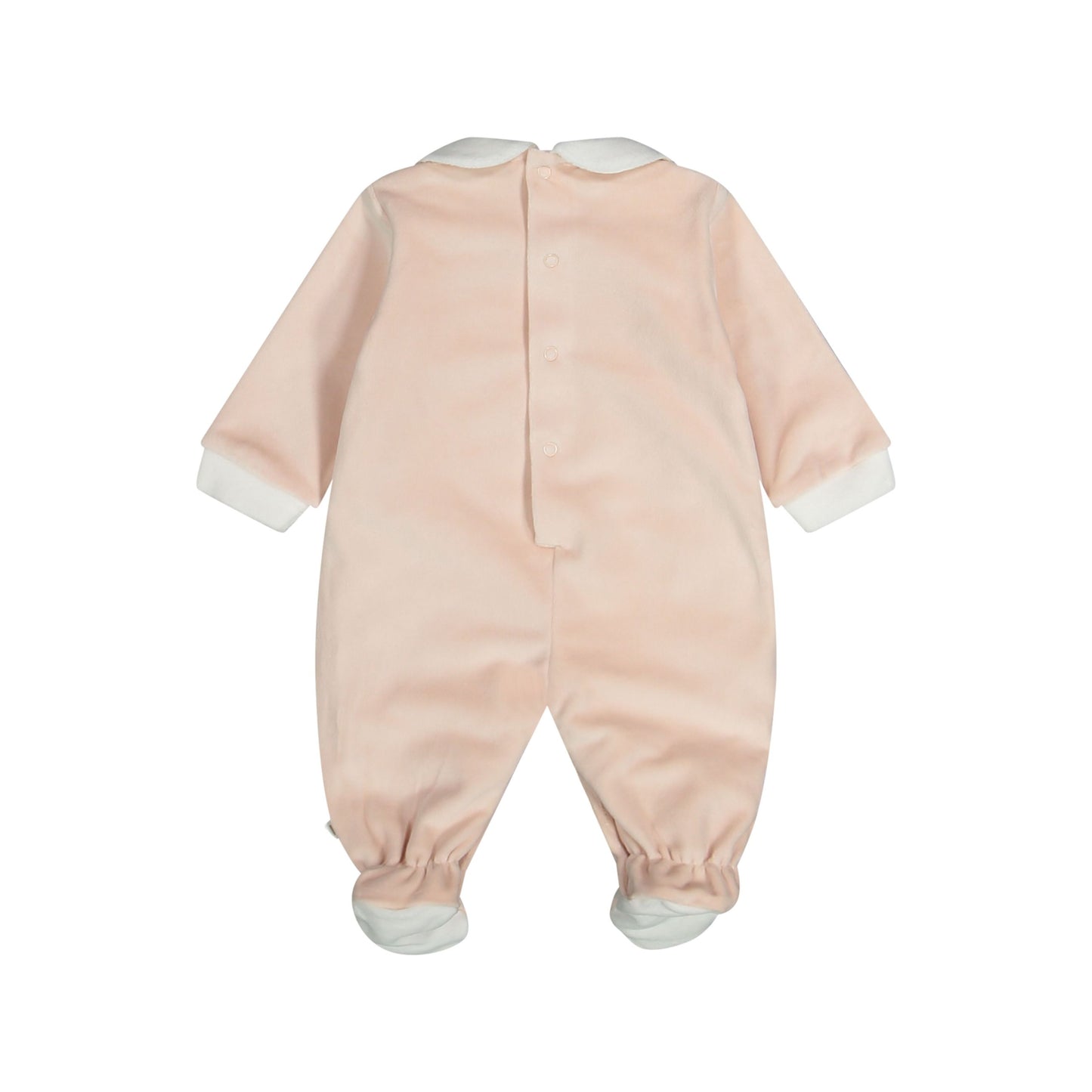 tutina c/piede ciniglia soft neonata