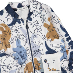 felpa con zip bambino