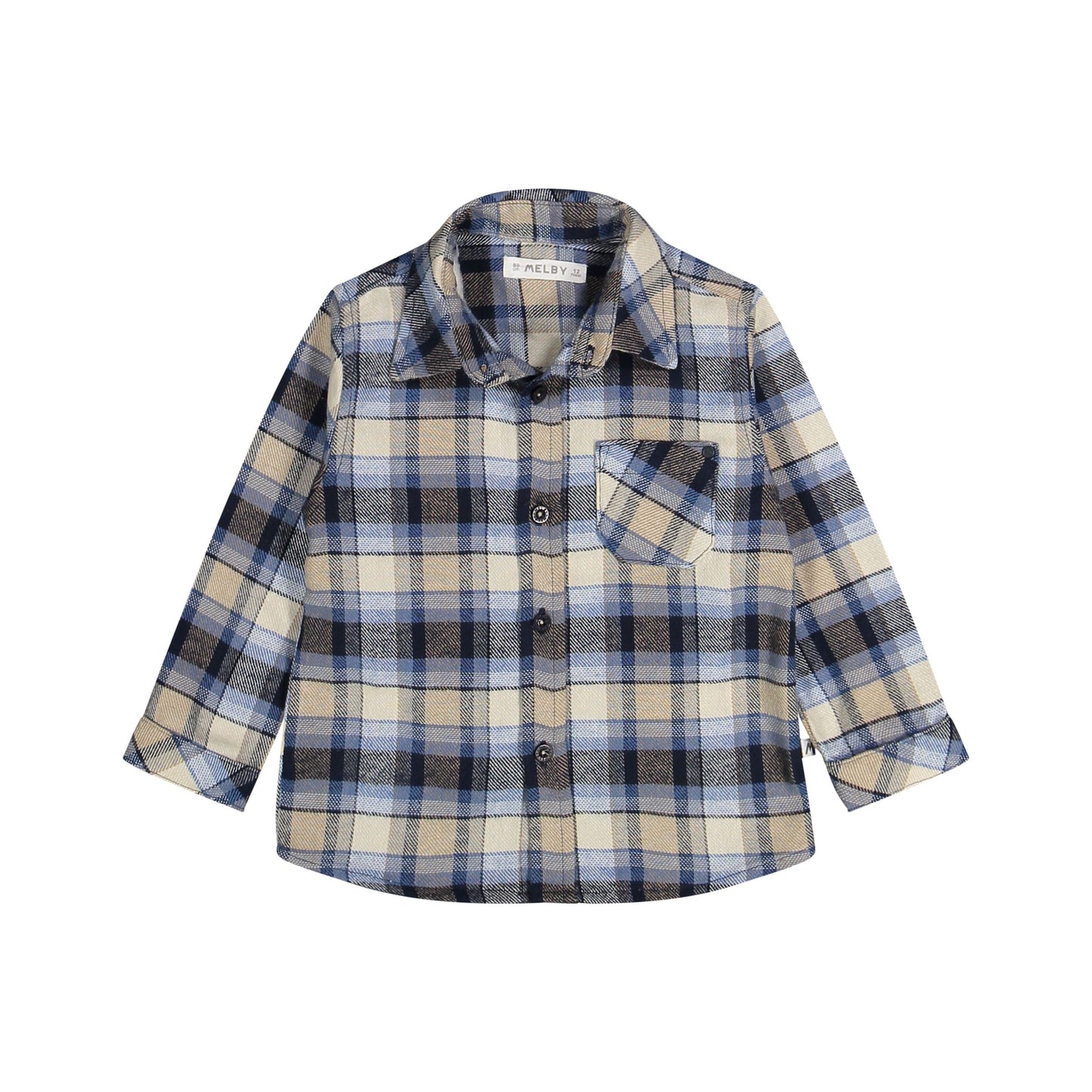 camicia m/l.flanella bambino