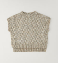 gilet ragazza in maglia