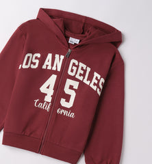 felpa ragazza con zip