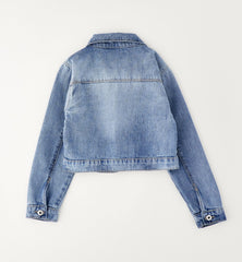 giacca denim ragazza