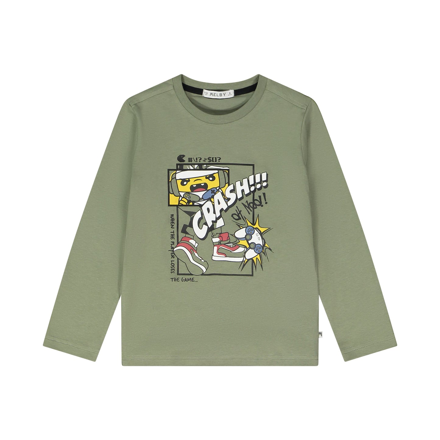 t-shirt g/collo m/l. jersey ragazzo