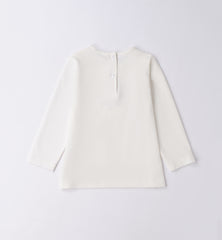 maglia manica lunga girocollo bambina