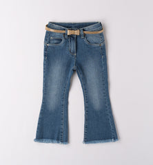 jeans a zampa bambina
