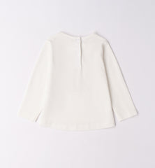 maglia girocollo manica lunga bambina